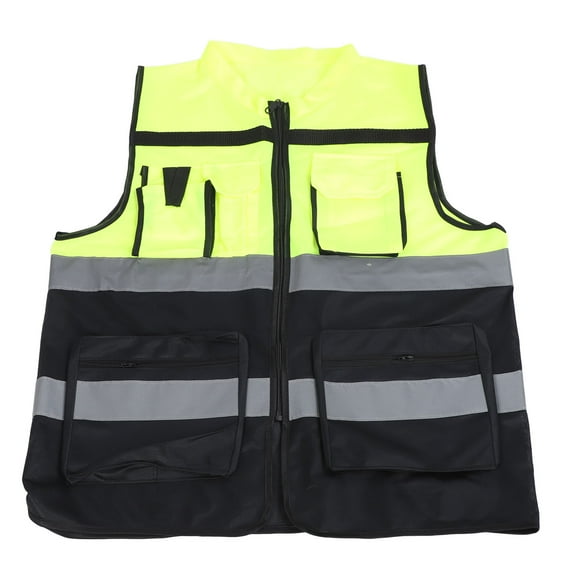 Dual Color Reflective Vest, Vest Night Working Vest Construction Vest Class 2 High Visibility Working Vest For Night Working Traffic Guidance Construction