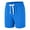 Blue, variant on Abcnature Men's Athletic Shorts, Sports Gym Running Short Pants, Mens Summer Casual Fitness Bodybuilding Solid Pockets Sports Shorts, Cargo Casual Hiking Shorts Black L