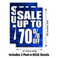 thumbnail image 2 of Sale Up To 70 Percent Off (24" X 36") Vinyl Decal Only (Pack of 2) |Sign|Sticker|Poster, 2 of 4