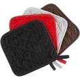 thumbnail image 5 of Lavish Home 69-09-BU Heat Resistant Quilted Cotton Pot Holders, Red - 3 Piece, 5 of 5