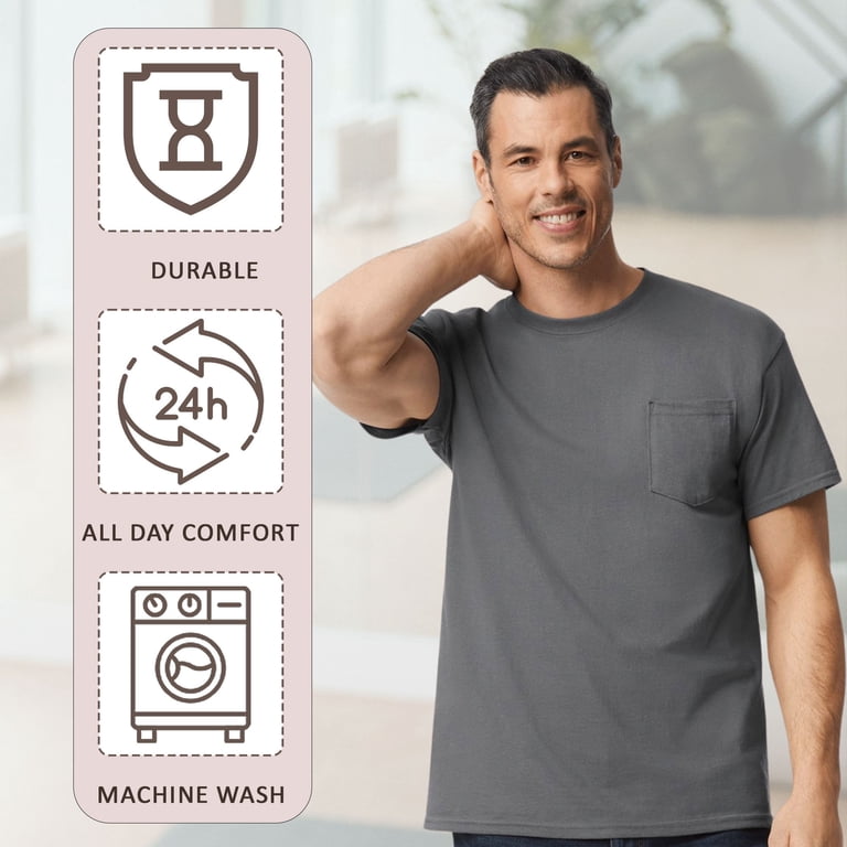 Super Soft Cotton T-Shirt For Men & Women - Comfy Short Sleeve Tee For Everyday Wear