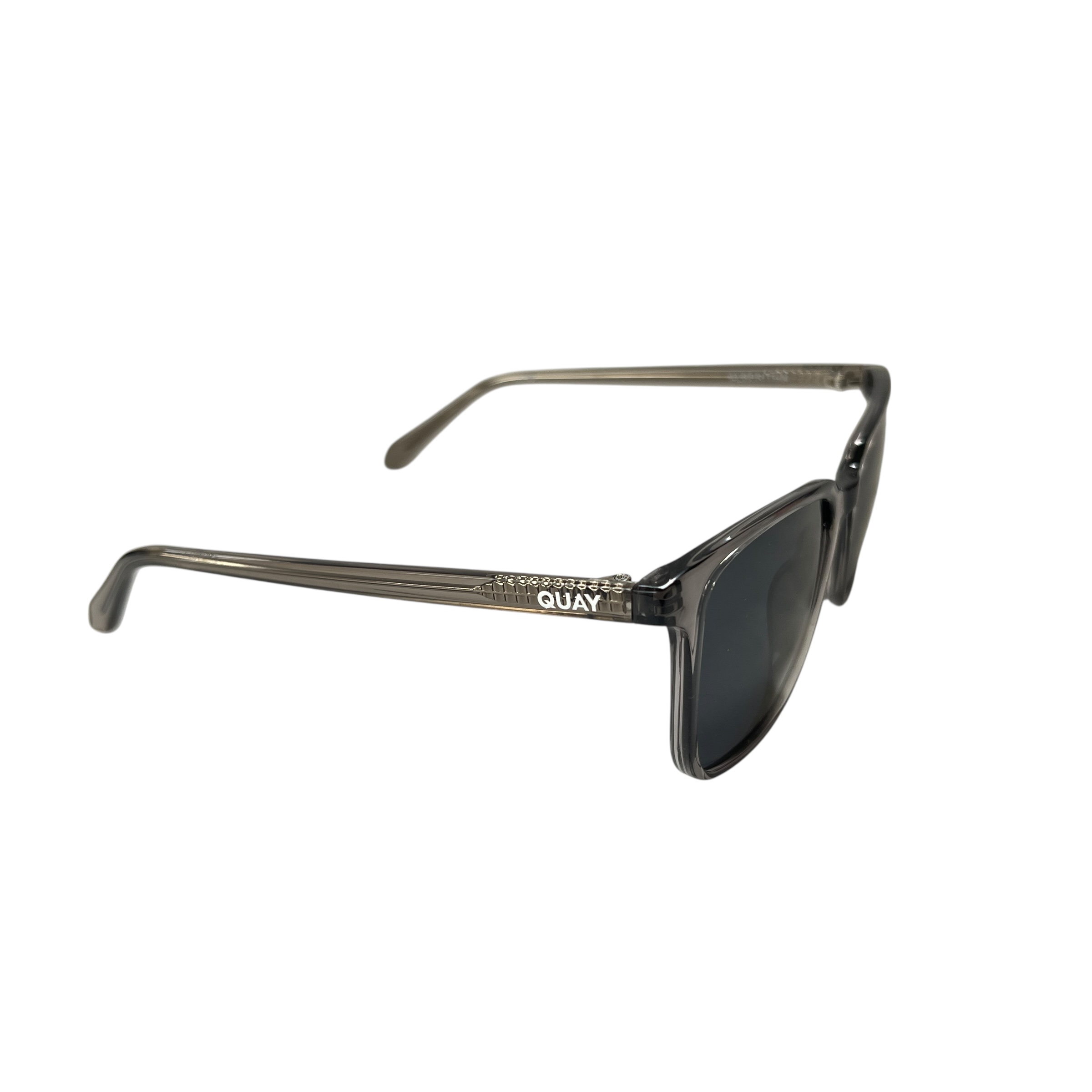 Quay Australia Algorithm Extra Large Square Sunglasses Grey Smoke