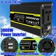 thumbnail image 3 of 3000W Vehicle Smart Inverter DC 12V To AC Car Voltage Transformer Built-in Fuse Digital Power Inverter for RV Caravan ,High-efficiency Conversion, 3 of 6