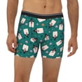 thumbnail image 2 of Cauagu Halloween Ghosts Print Men's Boxer Briefs, Funny & Cute Underwear Elastic Waistband Briefs Ideal Gift for Men,1-Pack, 2 of 7