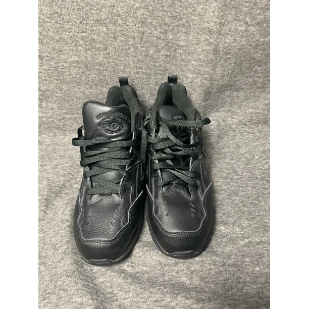 New Balance 608 v5 Shoes Mens Size 11 Black 4E Leather Sneakers Restaurant