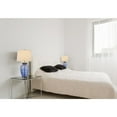 thumbnail image 4 of 150W 3 Way Ashland Glass Table Lamp With Hardback Taper Drum Fabric Shade, 4 of 5
