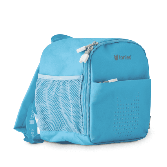 tonies Classic Backpack - Lightweight, Sturdy Carrying Bag for your Toniebox 2, Tonieplay Controller, Games, Charger, and Figurines, Age Group 3 , Sky Blue