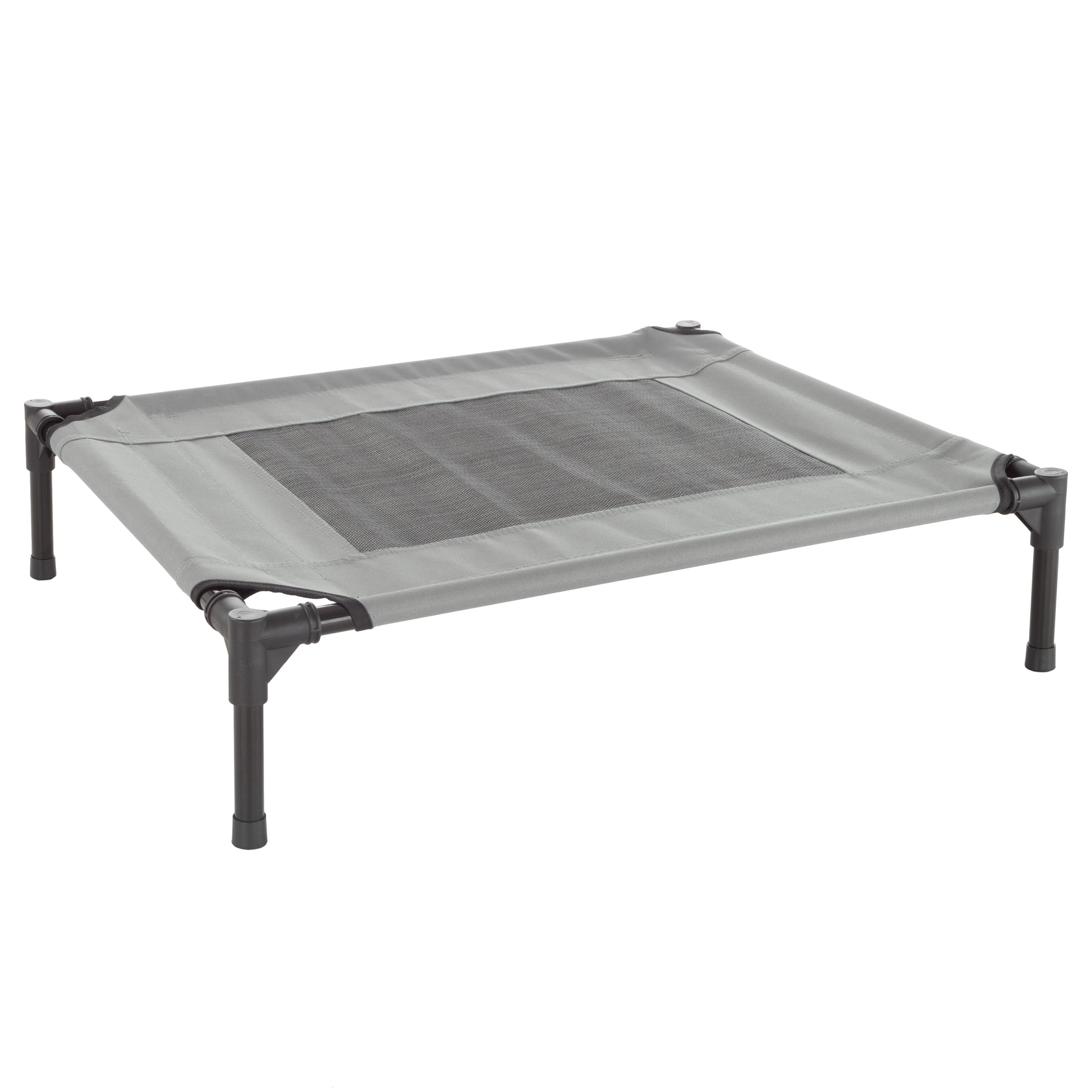 PETMAKER 30x24 Indoor/Outdoor Elevated Dog Bed for Pets up to 50lbs, Gray