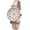 Rose Gold, variant on Blekon Collections Womens 29mm Case Large Numbers Narrow Cuff Bangle Watch