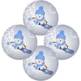 thumbnail image 2 of GZHJMY Christmas Snowman Round Placemats Set of 4, Non-Slip Table Mats Washable Heat Resistant Place Mats for Kitchen Dining Table Home Decor,15.4 Inch, 2 of 7