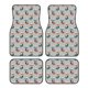thumbnail image 1 of Balery Skiing penguin Juego de 4 Alfombrillas para Auto, Revestimientos de Caucho Resistente, Diseño Antideslizante, 1 of 7