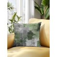 thumbnail image 2 of Outdoor Pillows Waterproof, Sage Green Grey Bedding Throw Pillows with Insert for Couch Sofa Bed, Modern Oil Painted Abstract Art Aesthetics 18x18 Inch Pillowcases Decorative Patio Pillow Set of 1, 2 of 8
