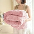 thumbnail image 4 of Double Soccer Grid Blanket Tower Velvet & Velvet Thickened For Warmth, 4 of 9