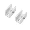 thumbnail image 4 of 2Pcs Space Aluminum Glass Clamp Holder Window Fixing Clip Bracket for Thickness 8mm-10mm(M), 4 of 8