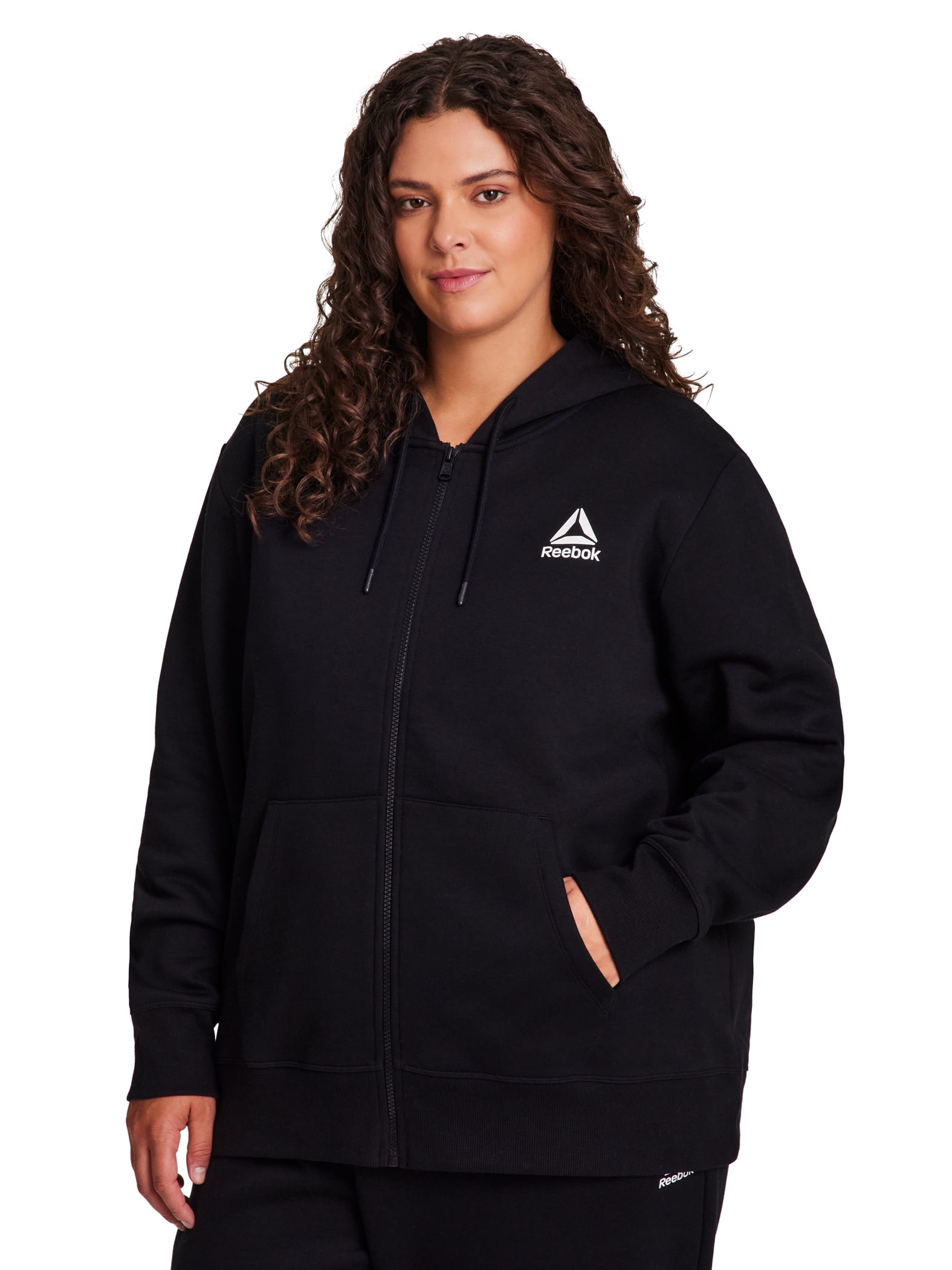 Reebok Women's and Women's Plus Game Day Zip Up Hoodie, Sizes XS-4X