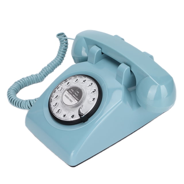 Retro Lline 60S Classic de Dial Wired Fijo Teléfono Fijo Teléfono