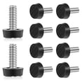 thumbnail image 1 of Niveladores de muebles ajustables con rosca, tornillo en acero galvanizado, patas niveladoras para muebles, tornillo en nivelador de piso (paquete de 10), 1 of 5