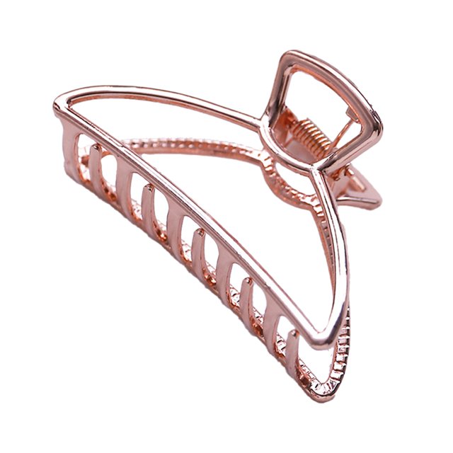 Pinza de garra estilo Simple agarre portátil pulpo aleación resistente horquillas exquisitas accesorios de decoración geométrica pasadores Ropa, zapatos y accesorios Miscelánea oro rosa/arco Jumpingount AP009384-03