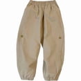 thumbnail image 3 of SJLDQY Boys' Cargo Pants Athletic Straight leg Baggy Pants for Boys Solid Color Casual Joggers with Pockets, 3 of 3