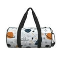 thumbnail image 2 of Bingfone Cartoon Planets Print Gym Duffle Backpack for Men Women,Travel Weekender Carry-On Bags with Detachable Back Pack Straps for Traveling Overnight Climb Sports, 2 of 8