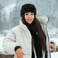 thumbnail image 5 of Loritta winter hats for women Long Classic Scarf Warmer Gloves Set Winter Accessories for Women Black, 5 of 5