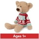 thumbnail image 3 of Oso de peluche con forma de palillo de dientes GUND de peluche con suéter navideño, 3 of 8