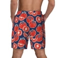 thumbnail image 2 of Lsque Mens Swim Trunks Hand Drawn Tomatoes Pattern - Bathing Suit Compression Liner - Beach Swim Shorts Swimwear - (S-3XL) - Stretch Quick Dry -3X-Large, 2 of 9