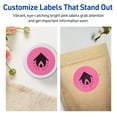 thumbnail image 4 of Avery Printable Round Labels, Bright Pink, 2.5" Diameter, 90ct, 4 of 11