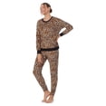 thumbnail image 4 of Secret Treasures Women's and Women's Plus 2-piece Stretch Knit Velour Top and Jogger Set, 4 of 5