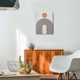 thumbnail image 4 of Exquisite Mid-Century Modern Sun and Moon Canvas Print Art - Boho Wall Decor, Ideal for Living Room, Bedroom, Kitchen, Bathroom, or Home Office, Size 12x16inch, 4 of 7
