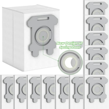 12Pcs Upgraded Replacement Roomba Bags for iRobot Roomba i7 i7  i3 i3  i4 i4  i6 i6  i8 i8  j7 j7  s9 s9  Plus Parts for iRobot Bags Roomba Vacuum Bags Automatic Dirt Disposal Bulk Reusable Bags