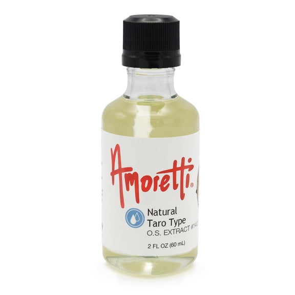 Amoretti - Natural Taro Type Extract Oil Soluble 2 oz - Highly Concentrated & Perfect For Pastry or Savory applications, Preservative Free, Vegan, Kosher Pareve, TTB Approved, Non-GMO