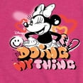 thumbnail image 3 of Disney - Minnie Mouse Doing My Thing - Toddler & Youth Girls Short Sleeve Graphic T-Shirt, 3 of 5