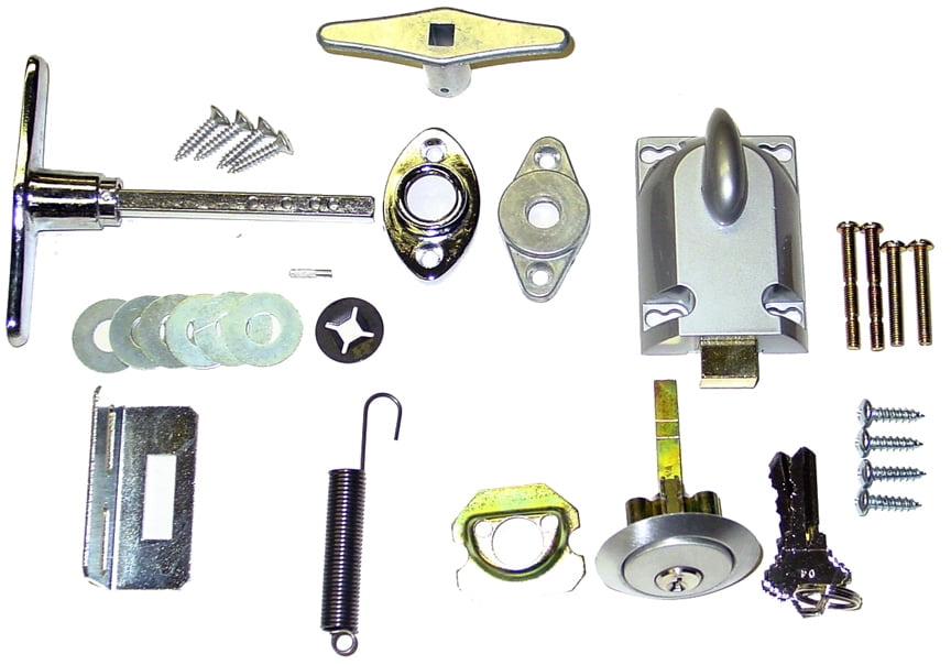 Garage Door Lock Cylinder & T Handle Kit