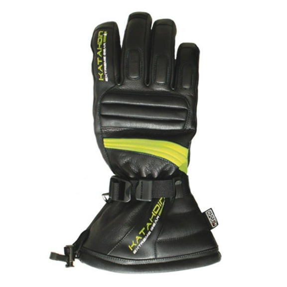 Katahdin Gear Kg-Torque Leather Glove Black/Hi-Viz 3-XL 84183417