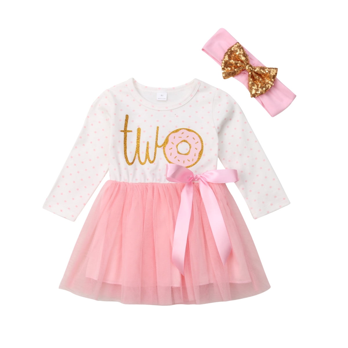 long sleeve first birthday dress