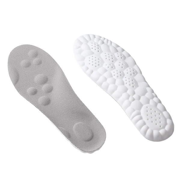 Yhmxh Plantillas supersuaves que evitan la fatiga tras estar de pie durante mucho tiempo. Plantillas gruesas con masaje, soporte deportivo para hombre, absorción de impactos y del sudor.