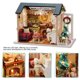 thumbnail image 3 of Casa de muñecas Yuarrent con muebles de construcción resistente miniatura hecha a mano, 3 of 6