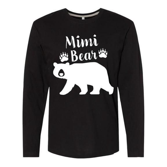 Inktastic Mimi Bear in White Long Sleeve T-Shirt