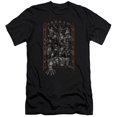 thumbnail image 1 of Batman Arkhams Gate-Premuim Canvas Adult Slim Fit T-Shirt, Black - Extra Large, 1 of 1