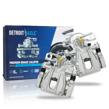 Detroit Axle - Rear Brake Calipers w/Bracket Replacement for Ford Five Hundred Mercury Montego Fits select: 2008-2009 FORD TAURUS SEL, 2005-2007 FORD FIVE HUNDRED SEL