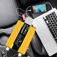 thumbnail image 4 of MYG 300 Watt Pure Sine Wave Power Inverter DC 12V to AC 220V Converter, Dual USB Car Voltage Transformer, for Home, RV, Truck, Off-Grid Solar Power Inverter, Maximum Power Output of 3000W, 4 of 7