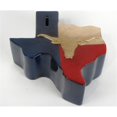 thumbnail image 1 of Metrotex Designs 71158 Banque de Conception en Forme de Texas en Céramique à Haute Température avec Bouchon sur le Fond, 1 of 1