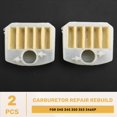 thumbnail image 4 of Kit de Reparación y Reconstrucción del Carburador del Filtro de Aire y Combustible de 2 Piezas para 340 345 350 353 346XP 537024003,503855303, 4 of 5
