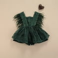 thumbnail image 6 of Baby Girls Summer Romper Dress Sleeveless Lace Tassel Bodysuit Tutu Dress, 6 of 8
