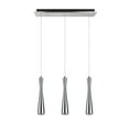 thumbnail image 2 of Aspen Creative 61061-1 Adjustable LED Three-Light Hanging Pendant Ceiling Light, Contemporary Design in Chrome Finish, Metal Shade, 22 7/8" Wide, 2 of 7