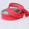 thumbnail image 2 of The Ribbon People Bright Red Silky Wired Craft Ribbon 1" x 88 Yards, 2 of 2