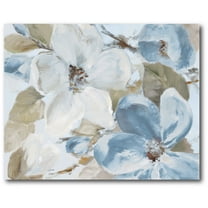 Courtside Market Blue Silently Bloom I Gallery-Wrapped Canvas Wall Art, 16x20