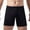 Black, variant on Mens Underwear Casual Fashion Solid Underwear Gold Dot Mesh Striped Boxer Breathable Hip Shorts