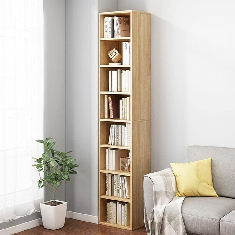 书59 Small Narrow Corner Bookcase - 59 Inches Tall Gap